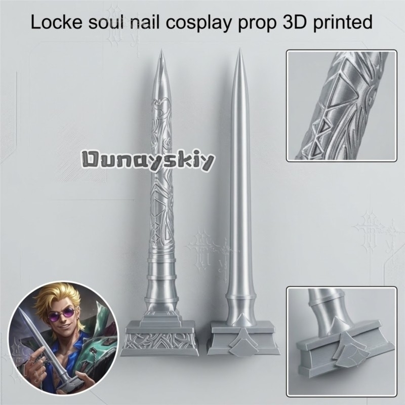 KS*27Locke The Ashen Exorcist  - Cosplay Prop 3D Print Settings reseña y precio