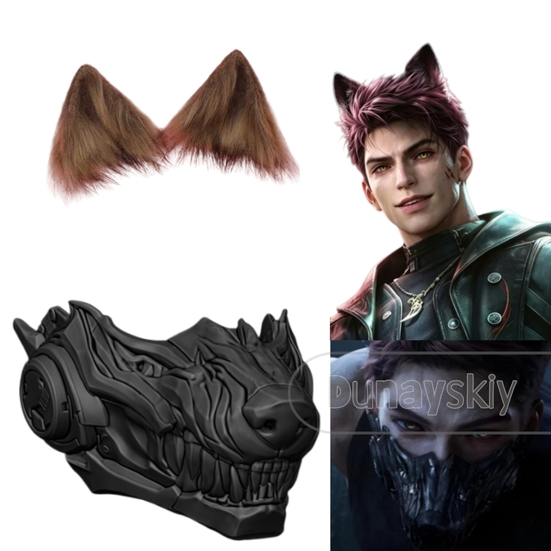 Máscara de lobo Valko de Love  - Cosplay Prop 3D Print Settings reseña y precio