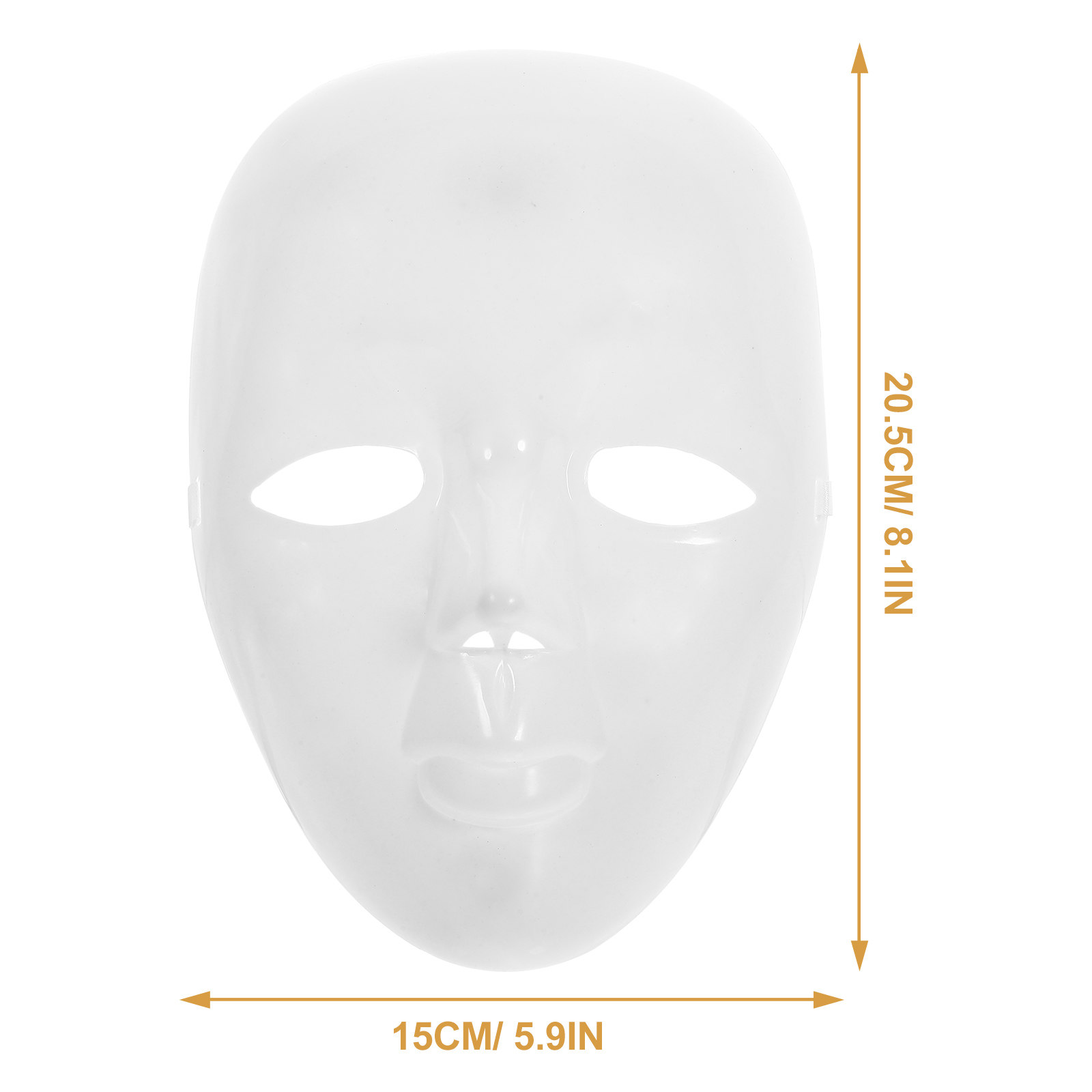 Máscara Blanca sin Pintar, Lie - Cosplay Prop Painting reseña y precio