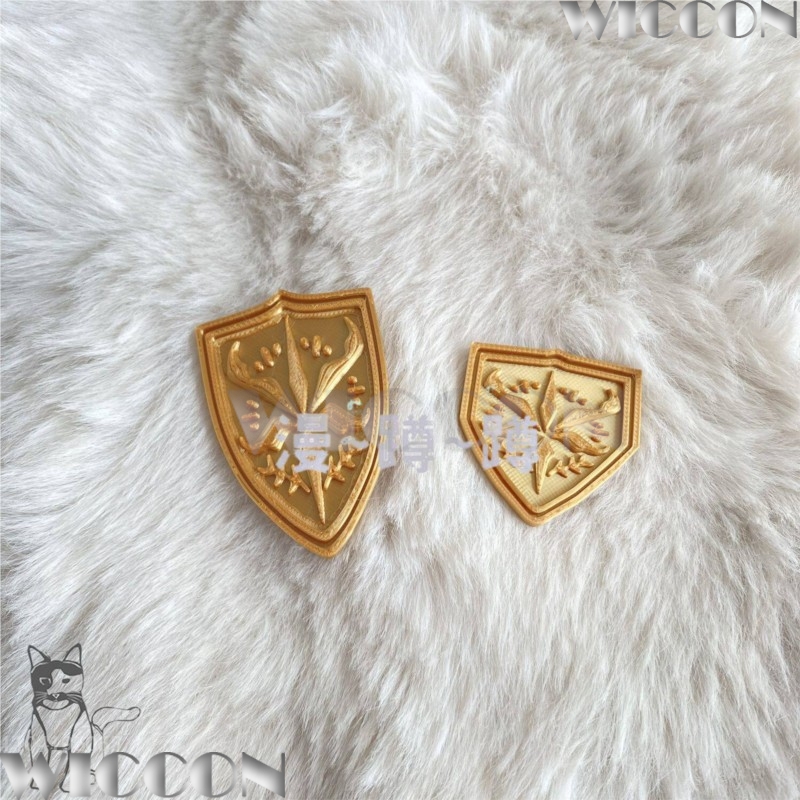 Emblema escolar dorado tsukino - Cosplay Prop 3D Print Settings reseña y precio